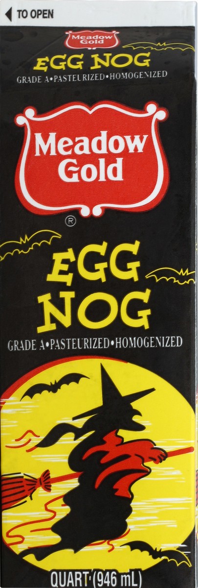 slide 4 of 6, Meadow Gold Egg Nog, 32 oz