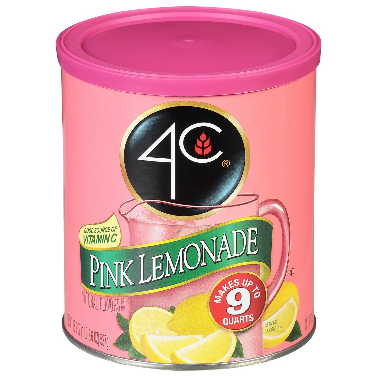 slide 1 of 11, 4C Pink Lemonade Mix, 20.3 oz