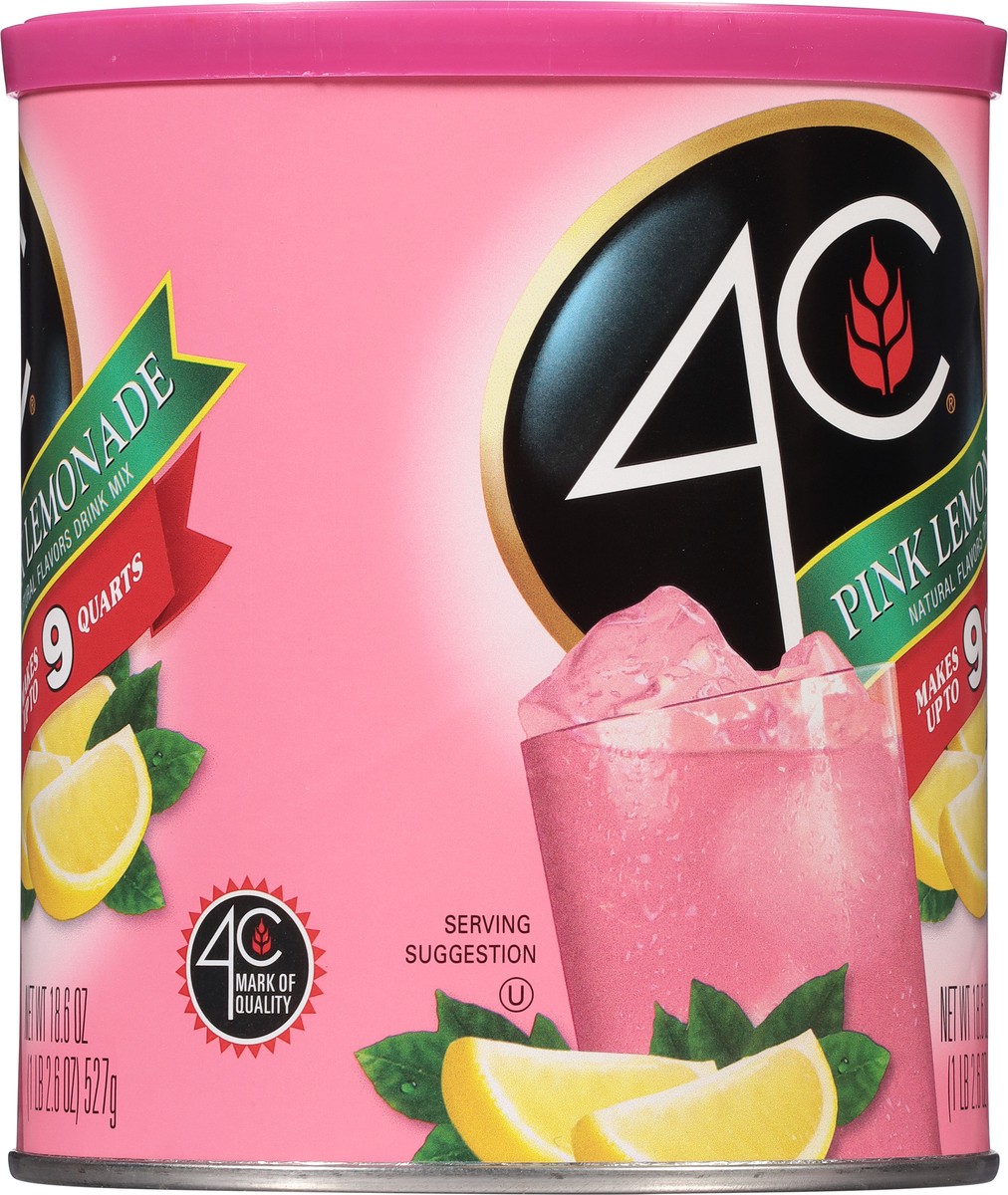 slide 8 of 9, 4C Pink Lemonade Drink Mix 18.6 oz, 18.6 oz