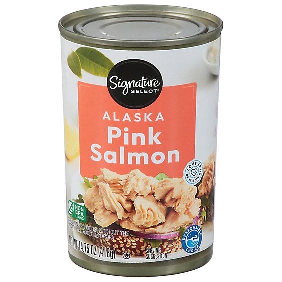 slide 1 of 1, Signature Select Salmon Pink Alaska - 14.75 Oz, 14.75 oz