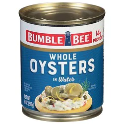 Bumble Bee Oysters Premium Select Fancy Whole - 8 Oz