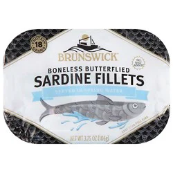 Brunswick Sardines Fillets In Spring Water - 3.75 Oz