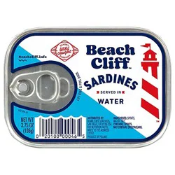 Beach Cliff Sardines In Water - 3.75 Oz