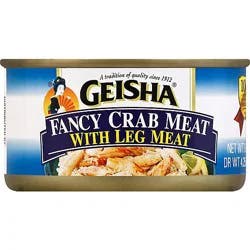 Geisha Crab Meat Fancy With Leg Meat - 6 Oz