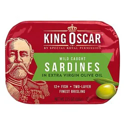 King Oscar Wild Caught Sardines In Extra Virgin Olive Oil - 3.75 Oz