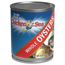 Pacific Pearl Oysters Whole Cove - 8 Oz