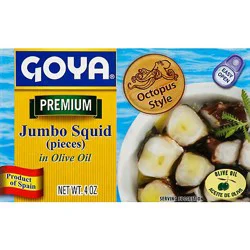 Goya Squid Pieces Jumbo In Olive Oil - 4 Oz