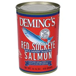 Demings Wild Alaska Salmon Red Sockeye - 14.75 Oz