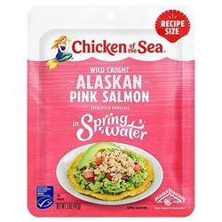 Chicken Of The Sea Wild Caught Alaskan Pink Salmon In Spring Water Packet - 5 Oz