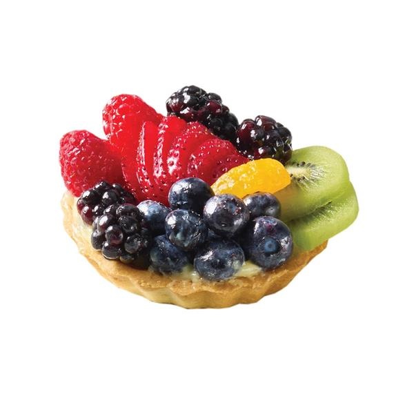 slide 1 of 1, Hy-Vee Small Round Fresh Fruit Tart, 1 ct