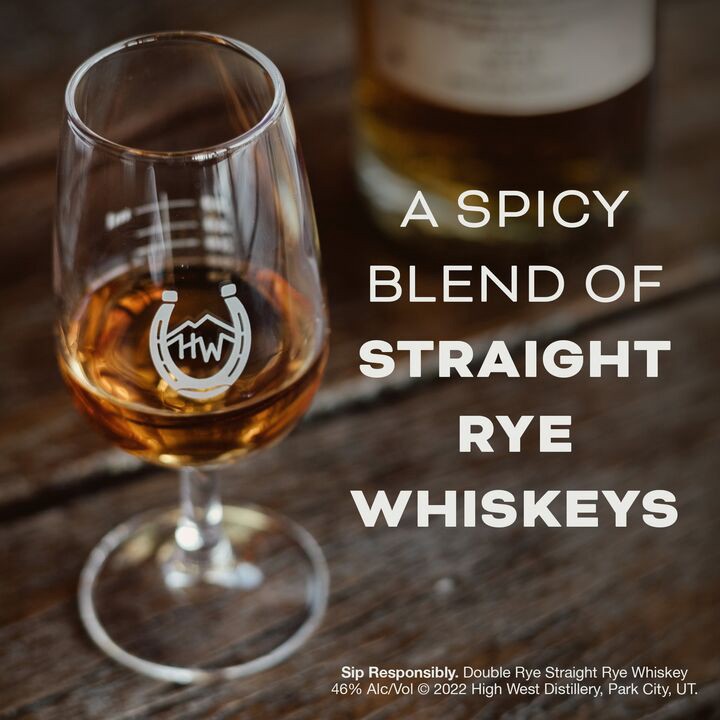 slide 5 of 5, High West Double Rye Whiskey, 375 mL Bottle, 92 Proof, 12.68 fl oz