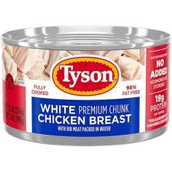 Tyson Premium Chunk White Chicken Breast - 12.5 Oz