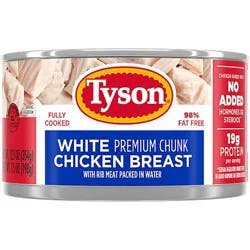 Tyson Premium Chunk White Chicken Breast - 12.5 Oz