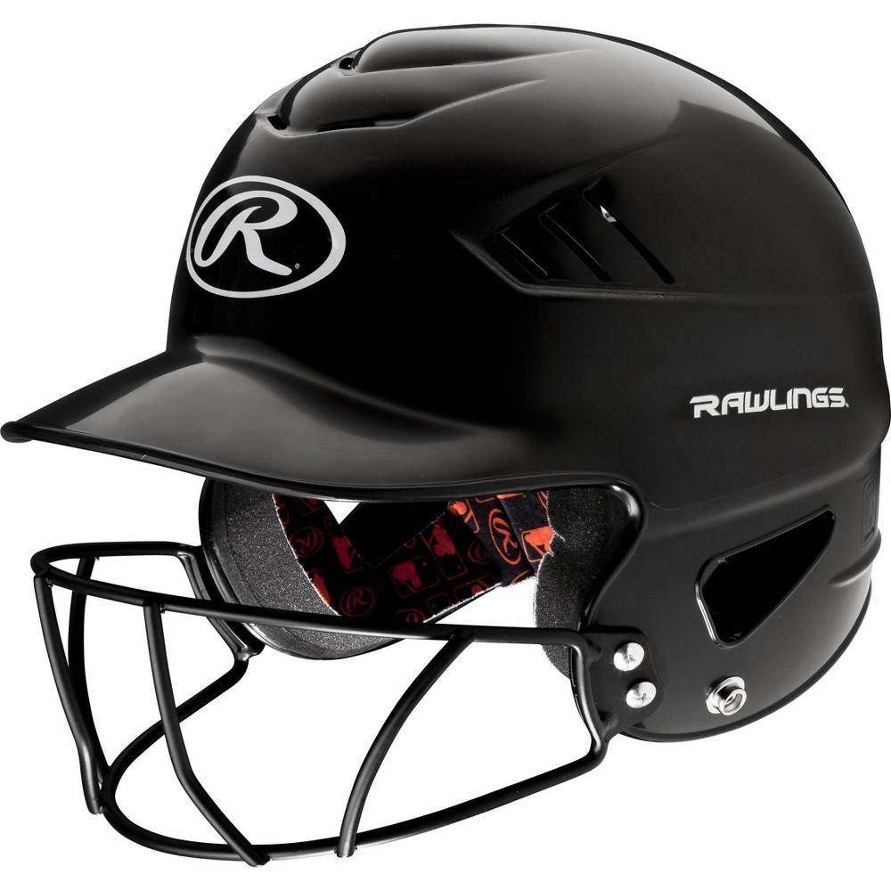 slide 2 of 5, Rawlings Softball Helmet Adult/Youth - Black, 1 ct