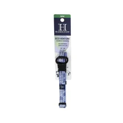Hamilton Eco Venture Bamboo Adjustable Dog Collar - Blue