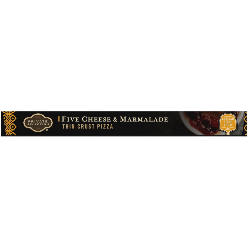 slide 4 of 6, Private Selection Five Cheese & Marmalade Thin Crust Pizza, 17.3 oz