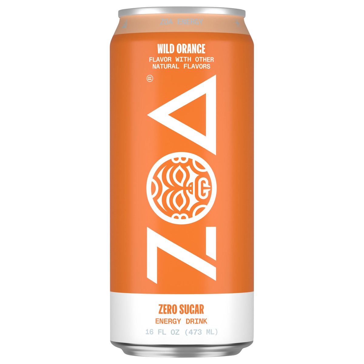 slide 1 of 13, ZOA Zero Sugar Wild Orange Energy Drink - 16 fl oz, 16 fl oz