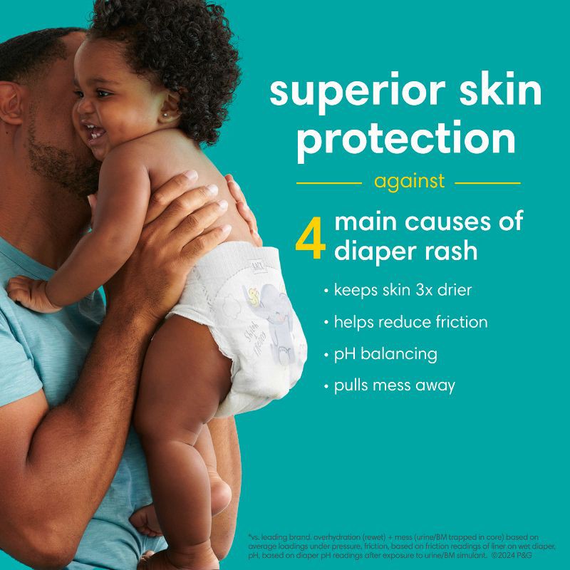 slide 5 of 16, Pampers Swaddlers Active Baby Diapers Jumbo Pack - Size 1 -32ct, 32 ct