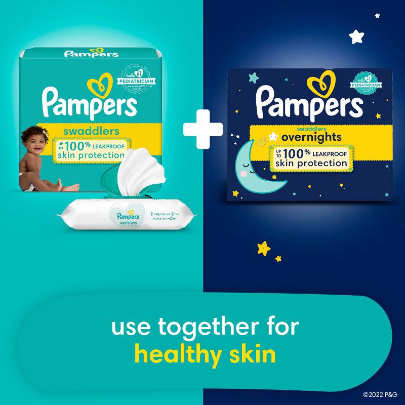 slide 9 of 16, Pampers Swaddlers Active Baby Diapers Jumbo Pack - Size 1 -32ct, 32 ct