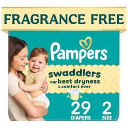 Pampers Swaddlers Sensitive Disposable Diapers - Size 2 - 29ct