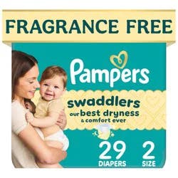 Pampers Swaddlers Sensitive Disposable Diapers - Size 2 - 29ct