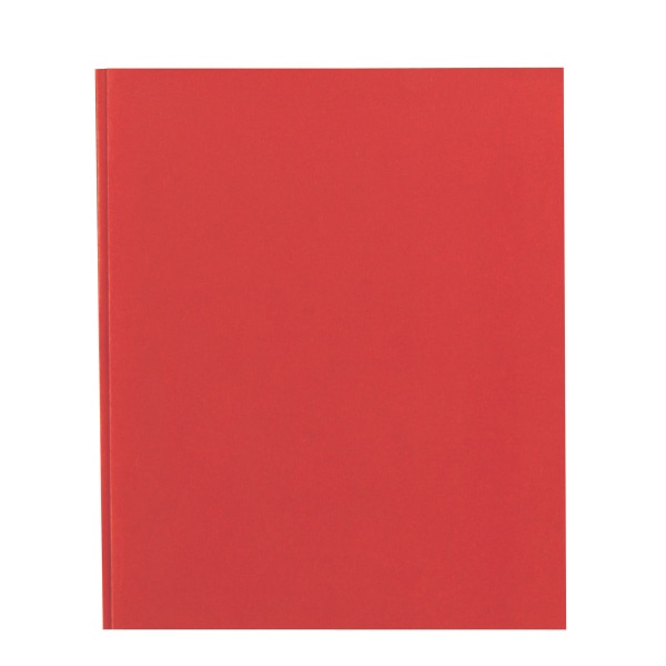 slide 1 of 2, Office Depot Brand 2-Pocket Paper Folder With Prongs, Letter Size, Red, 1 ct