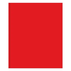 Office Depot Brand 2-Pocket Paper Folder With Prongs, Letter Size, Red