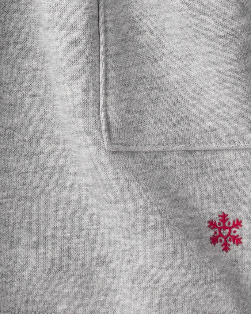 slide 2 of 5, Carter's Carters Baby Girl DayDream Fleece Dress - Grey Grey 24M, 1 ct