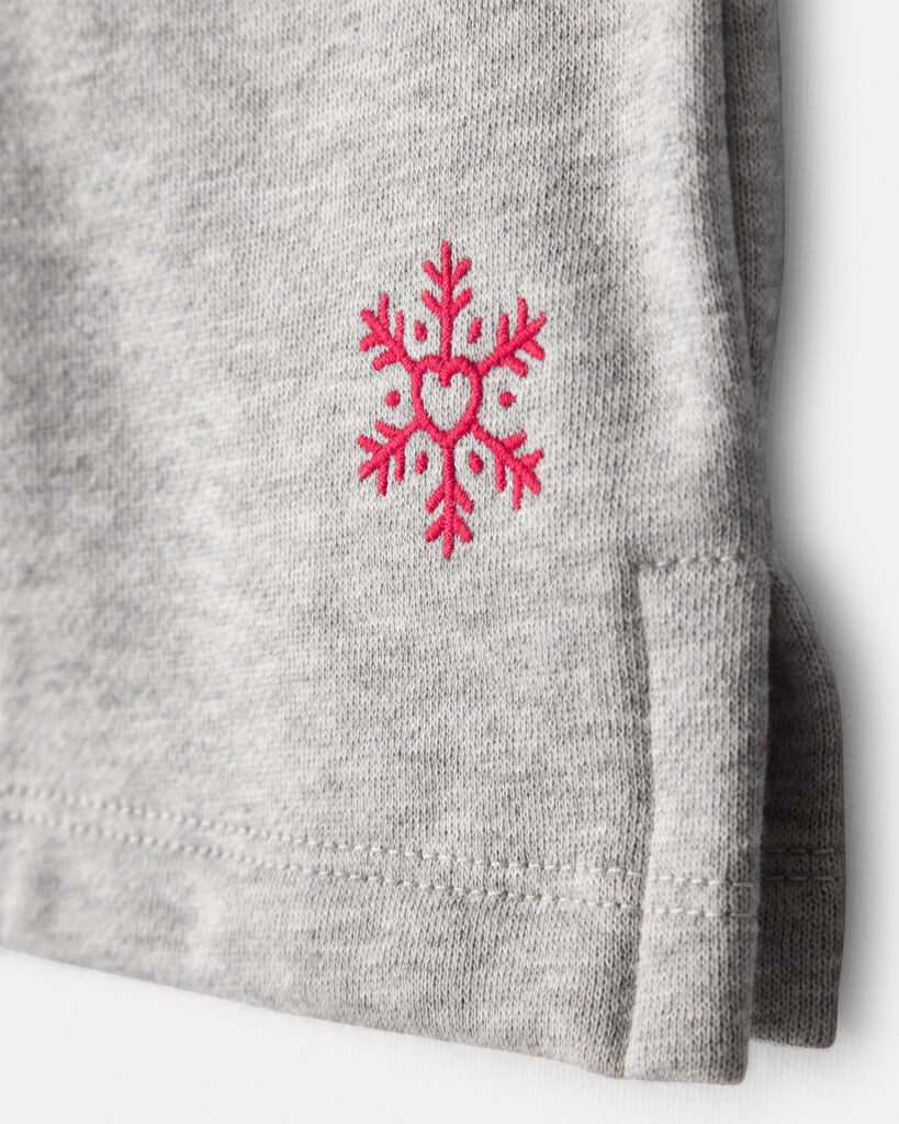 slide 3 of 5, Carter's Carters Baby Girl DayDream Fleece Dress - Grey Grey 24M, 1 ct