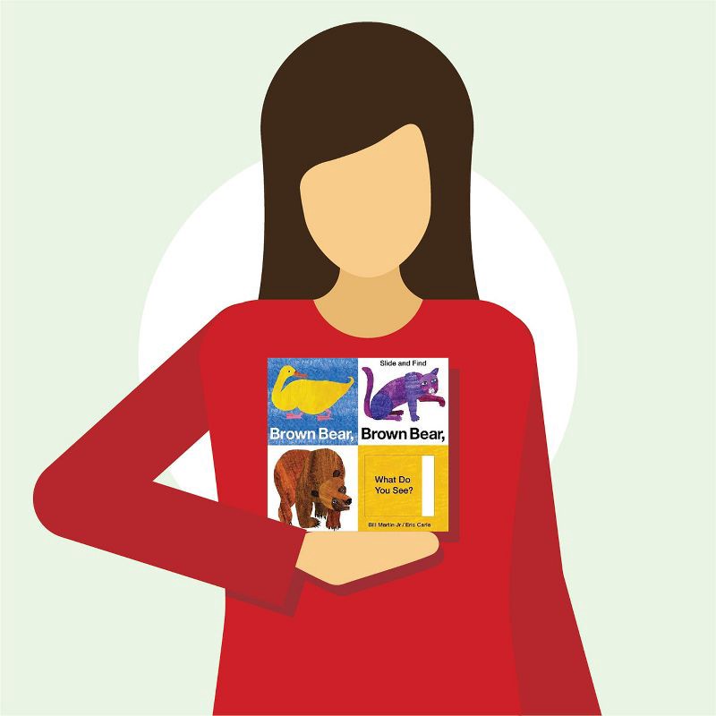 slide 2 of 2, Macmillan Brown Bear, Brown Bear, What Do You See? Slide & Find by Bill Martin Jr. and Eric Carle (Board Book) by Bill Martin Jr., 1 ct