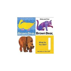 Macmillan Brown Bear, Brown Bear, What Do You See? Slide & Find by Bill Martin Jr. and Eric Carle (Board Book) by Bill Martin Jr.