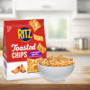 slide 3 of 29, RITZ Toasted Chips Roasted Garlic Crackers, Party Snacks, 8.1 oz, 8.1 oz