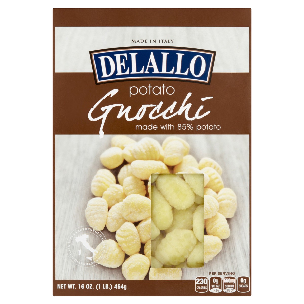 slide 1 of 5, DeLallo Potato Gnocchi, 16 oz