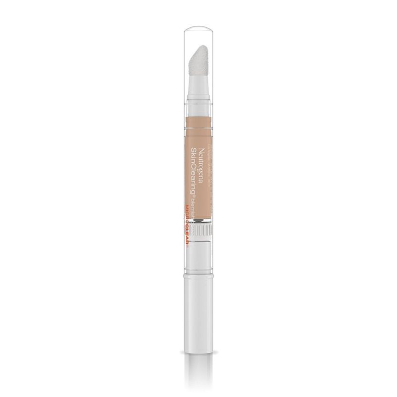 slide 3 of 6, Neutrogena SkinClearing Blemish Concealer Face Makeup with Salicylic Acid to Help Cover, Treat & Prevent Breakouts - 10 Light - 0.05oz, 0.05 oz