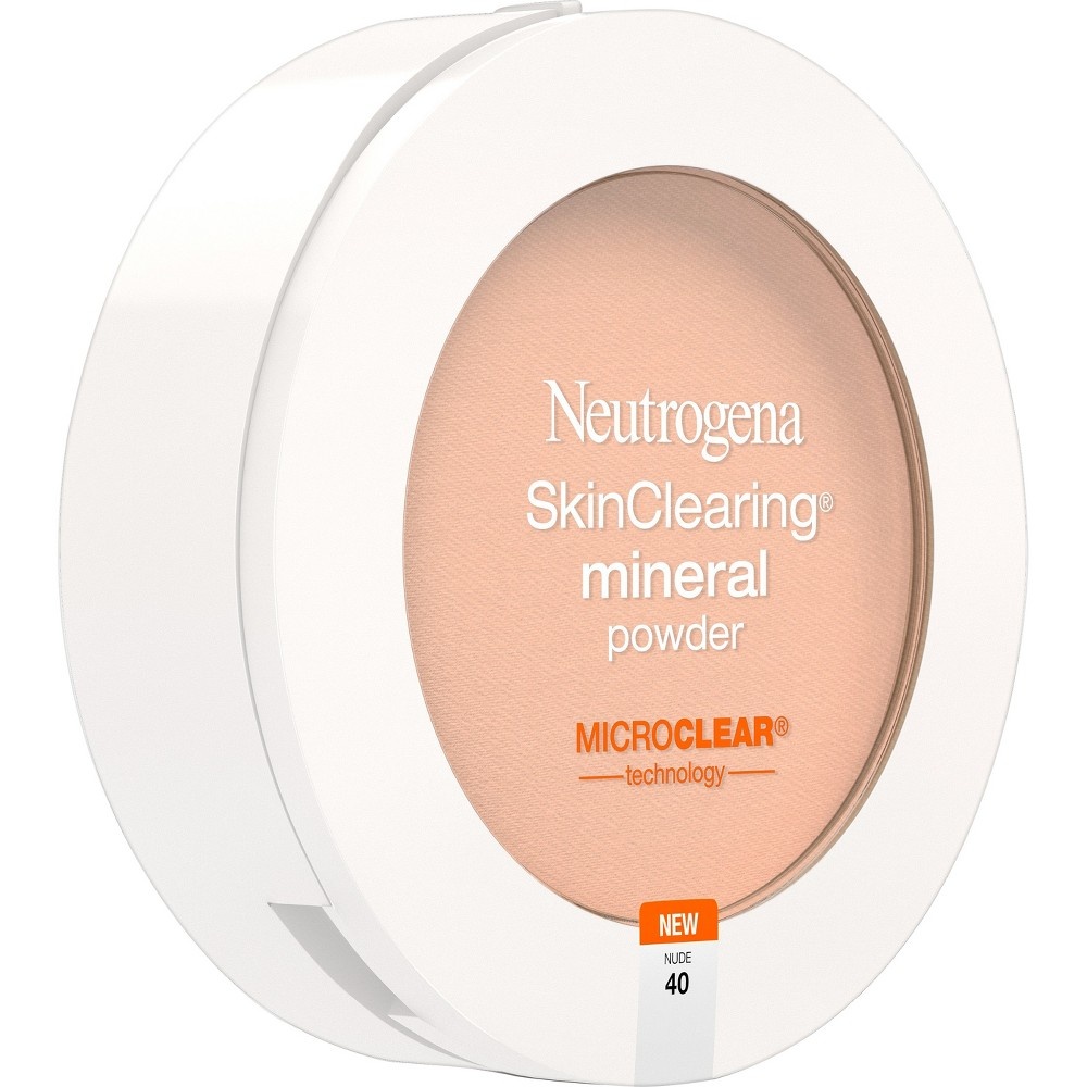 slide 5 of 11, Neutrogena Skin Clearing Pressed Powder - 40 Nude, 1 ct