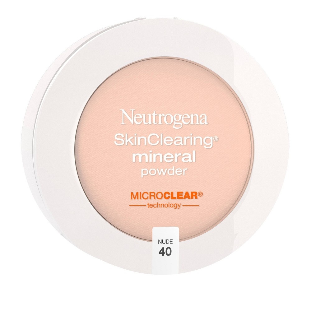 slide 4 of 11, Neutrogena Skin Clearing Pressed Powder - 40 Nude, 1 ct