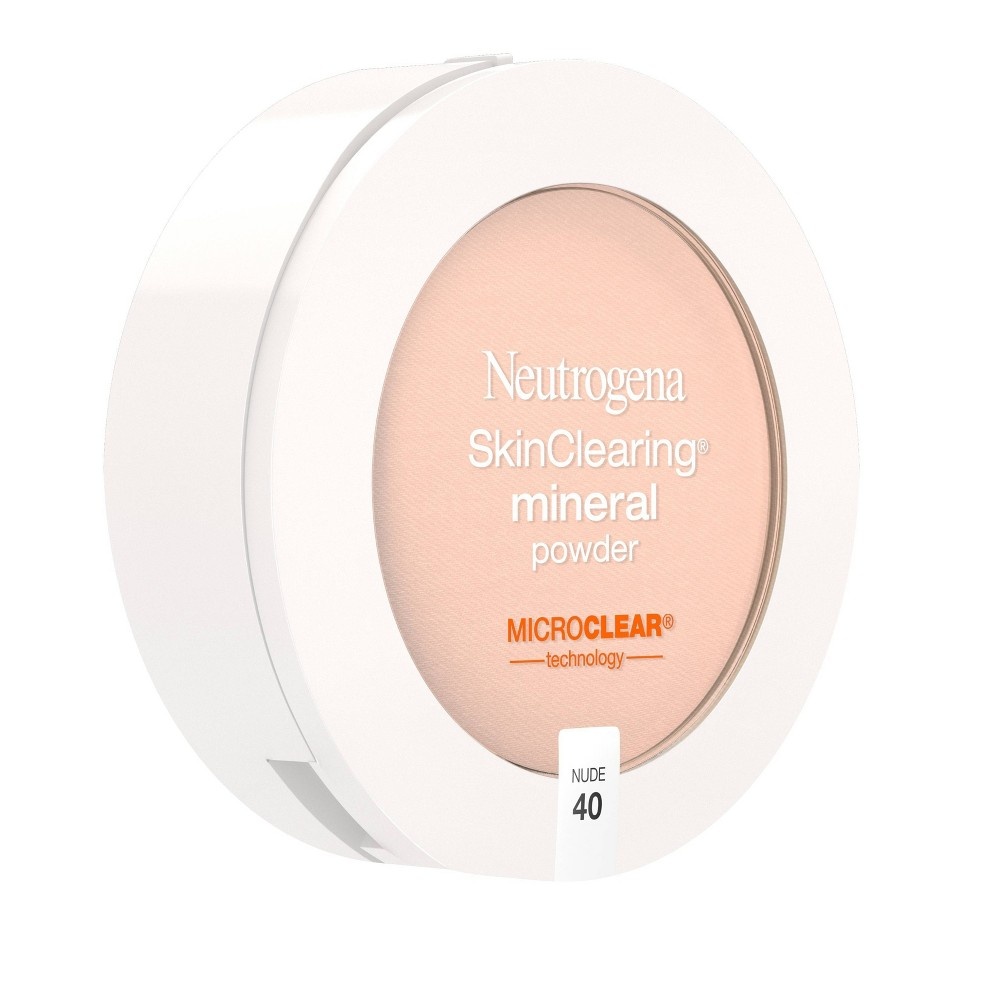 slide 6 of 11, Neutrogena Skin Clearing Pressed Powder - 40 Nude, 1 ct