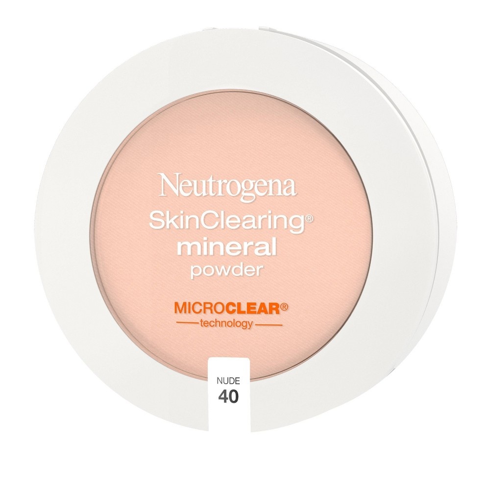 slide 3 of 11, Neutrogena Skin Clearing Pressed Powder - 40 Nude, 1 ct