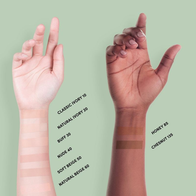 slide 9 of 9, Neutrogena SkinClearing Mineral Acne-Concealing Pressed Powder with Salicylic Acid to Help Cover, Treat & Prevent Breakouts - 20 Natural Ivory, 1 ct