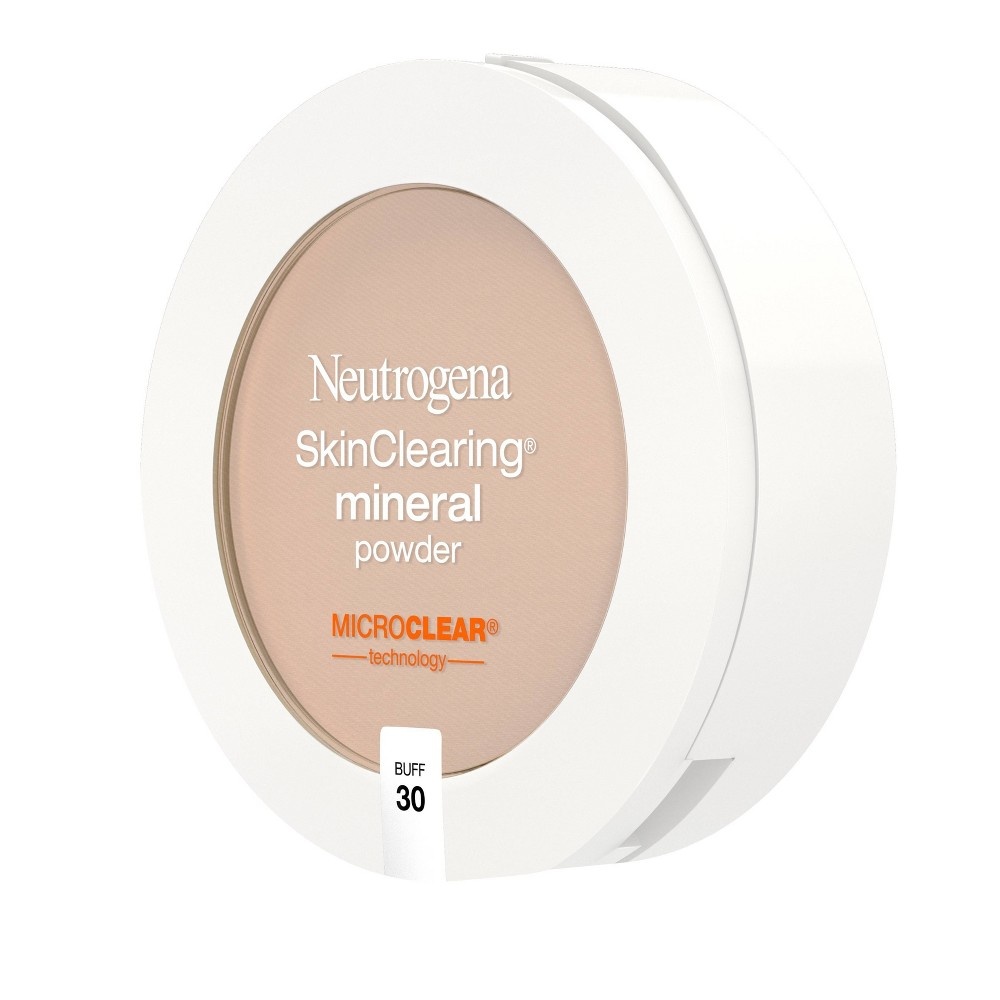 slide 10 of 11, Neutrogena Skin Clearing Pressed Powder - 30 Buff, 1 ct