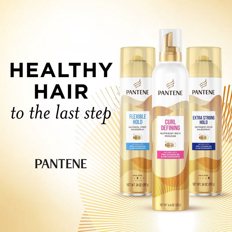 slide 8 of 11, Pantene Pro-V Anti Frizz Hair Mousse for Curly Hair - 6.6oz, 6.6 oz