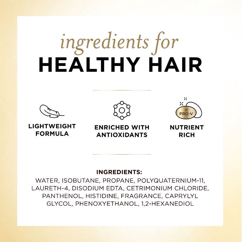 slide 9 of 11, Pantene Pro-V Anti Frizz Hair Mousse for Curly Hair - 6.6oz, 6.6 oz