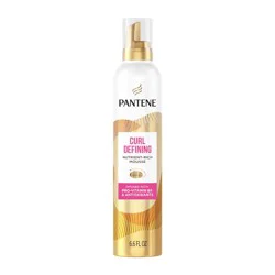 Pantene Pro-V Anti Frizz Hair Mousse for Curly Hair - 6.6oz