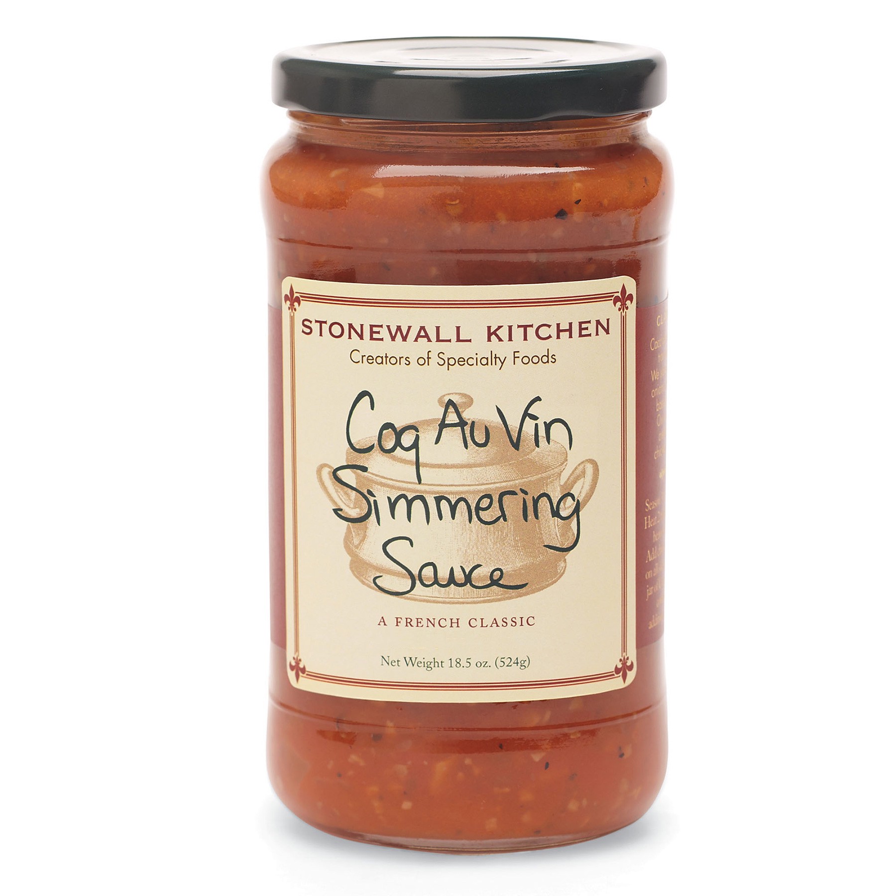 slide 1 of 1, Stonewall Kitchen Coq Au Vin Simmering Sauce, 18.5 oz