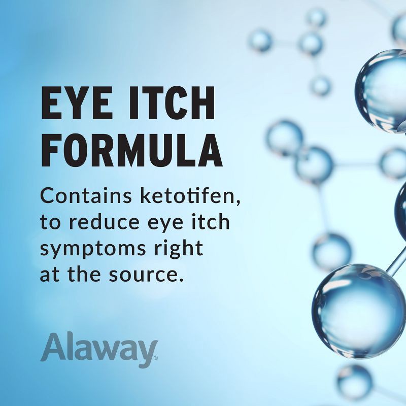 slide 7 of 8, Alaway Eye Drops for Up To 12 Hour Itch Relief - 0.34 fl oz, 0.34 fl oz