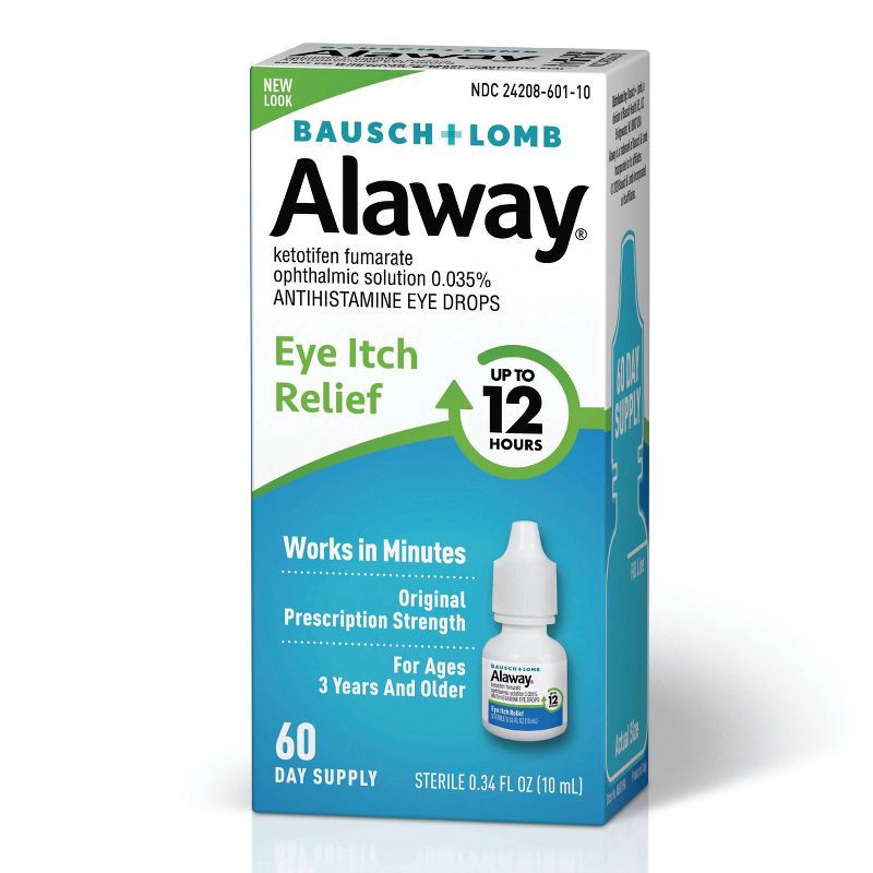 slide 6 of 14, Alaway 12 Hours Allergy Itch Relief Eye Drops - 0.34 fl oz, 0.34 fl oz