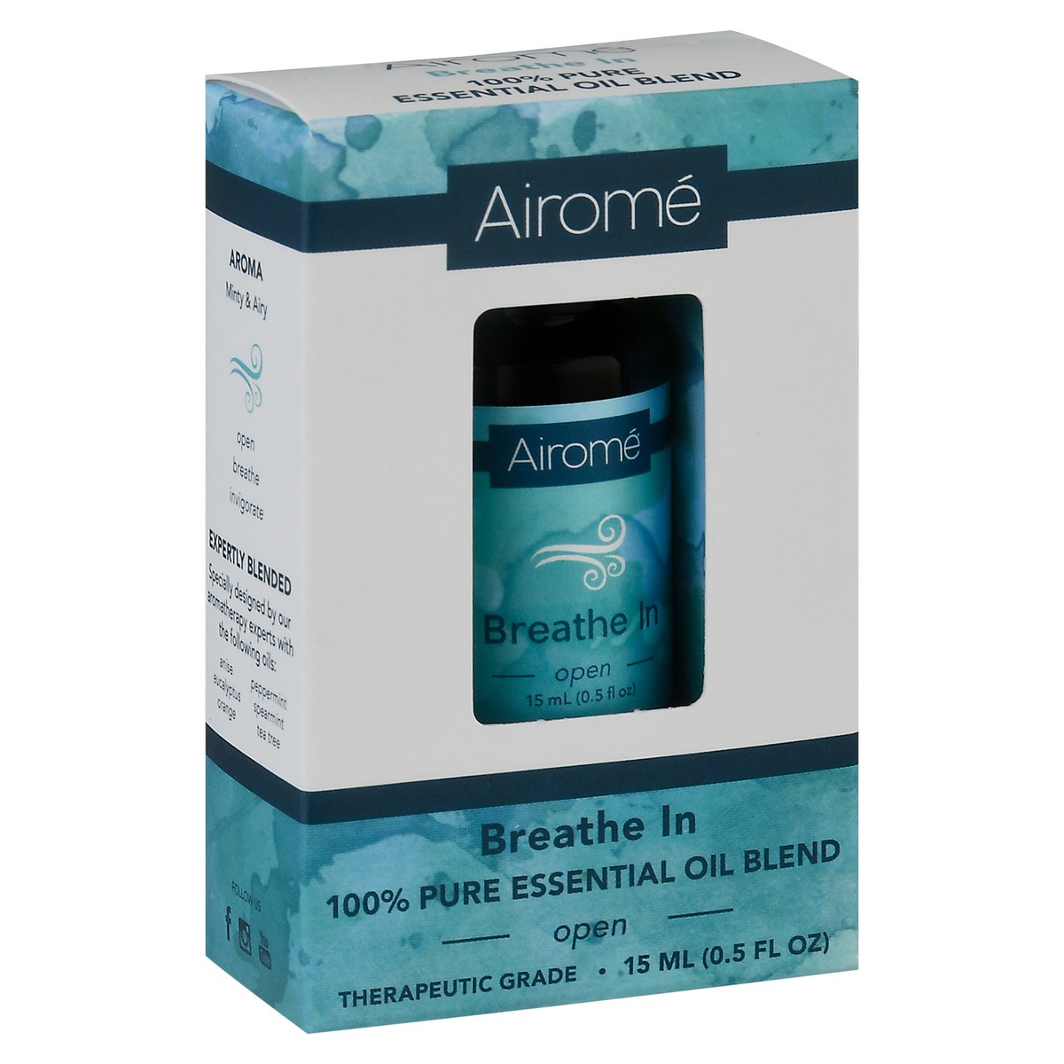 slide 2 of 12, Airomé Breathe In Essential Oil Blend 15 ml, 15 ml