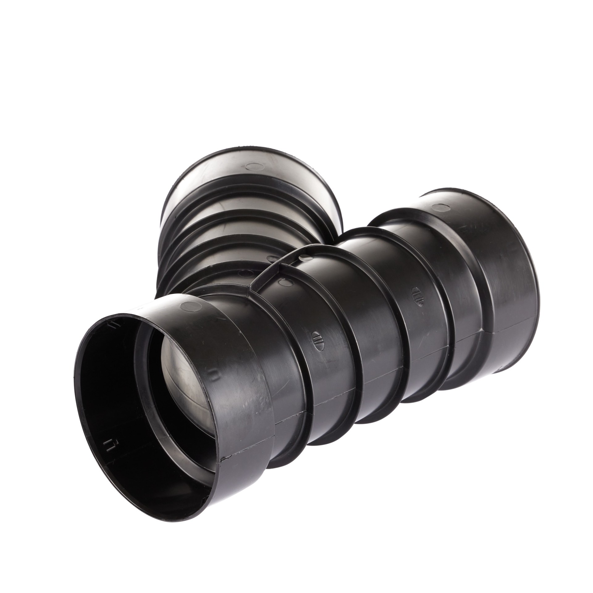 slide 4 of 6, ADS 4-in x 4-in 45 -Degree Corrugated Wye Fittings, 1 ct