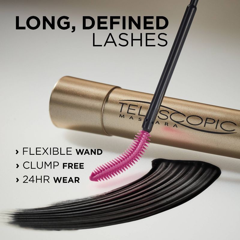 slide 5 of 11, L'Oreal Paris Telescopic Original Waterproof Mascara - 935 Carbon Black - 0.27 fl oz, 0.27 fl oz