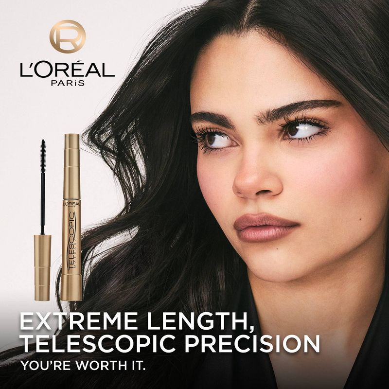 slide 3 of 11, L'Oreal Paris Telescopic Original Washable Mascara - 910 Blackest Black - 0.27 fl oz, 0.27 fl oz